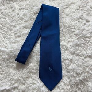Christian Dior Cobalt Blue Neck Tie